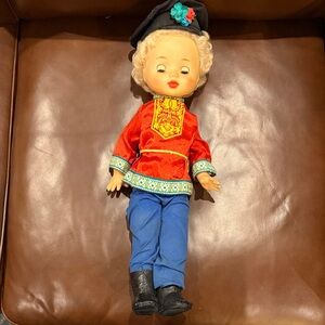 Vintage Soviet Doll produced in Moscow; H 50 cm; W 22 cm